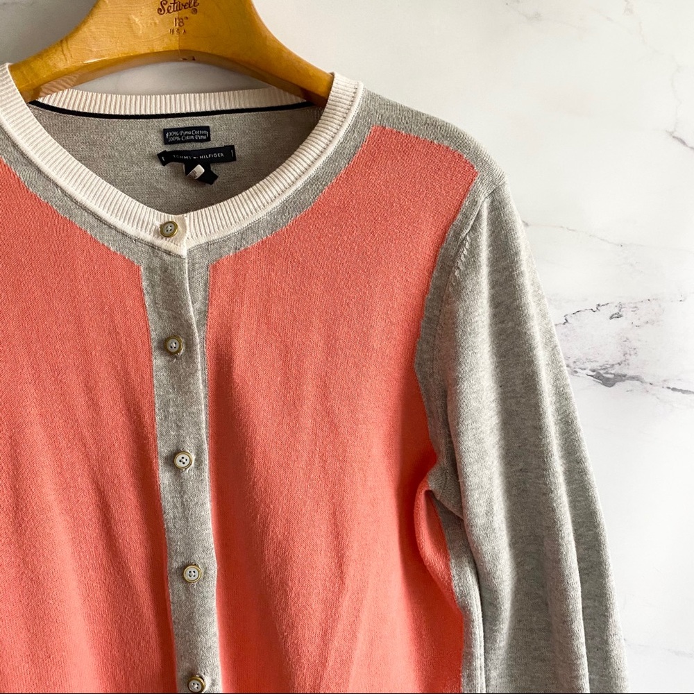 Tommy Hilfiger Two Tone Colorblock Button Front S… - image 3